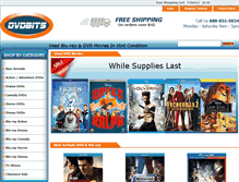Tablet Screenshot of dvdbits.com